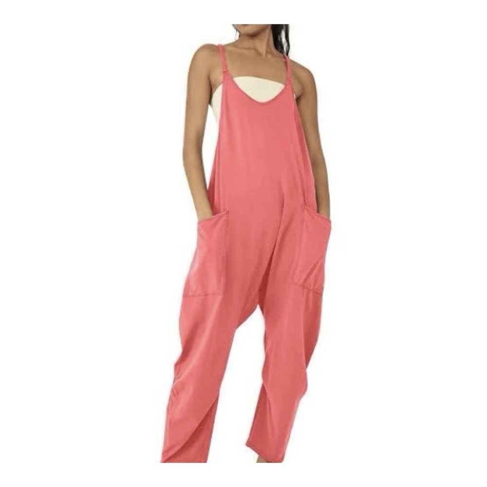 Free People Movement FP Hot Shot Jumpsuit Romper Small Women's Pockets Excellent
